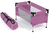 Puppen - Reisebett Fuchsia