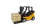 Forklift truck with pullback+light&sound, 14cm