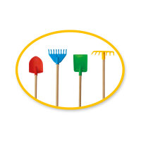 Gartenwerkzeug 4-fach sortiert