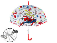 Spider-Man Regenschirm transparent