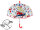 Spider-Man Regenschirm transparent