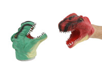 Handpuppe Dino 14 cm, 2-fach sortiert