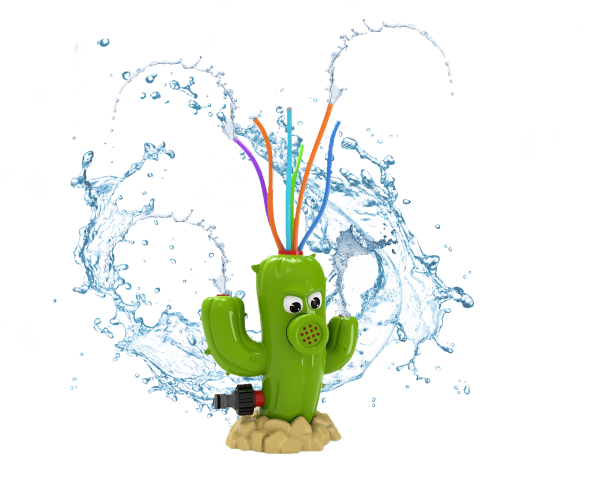 Cactus water sprinkler