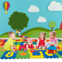 Puzzlematten Vehicles 7mm 9-tlg. 33x33 cm