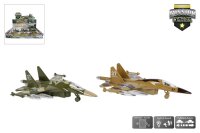 Kampfjet mit Rückzug + Licht & Sound 19 cm...