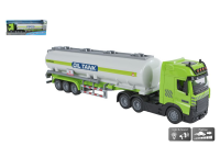 Truck mit Tankauflieger Friktion Licht und Sound 38 cm