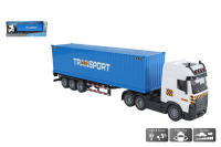 Truck mit Auflieger Friktion Licht und Sound 38 cm