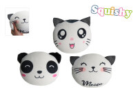 Squishy Tier Kissen 3-fach sortiert 23 cm