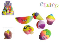 Squishy Foods 12-fach sortiert 13-17 cm